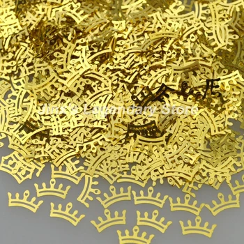 2018 nové korunu krásy gold metal nail art decoration plátok manikúra nechty, nálepky sequin fólie dodávky nástroj