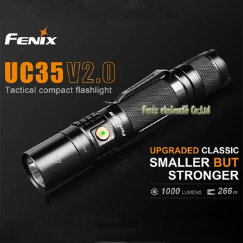 2018 Nový Fenix UC35 V2.0 CREE XP-L HI V3 LED Baterka 1000 lúmenov Vzdialenosť Nepremokavé Camping Pochodeň podľa 18650 batérie