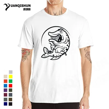 2018 Nový Zábavný Fishings T-Shirt Angry Ryby Vtip Ryby Háčik Tričko Mužov Boutique T Shirt 28 Farby, Bavlnené Krátke Rukávy T-Shirt