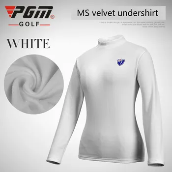 2018 PGM Golfové Oblečenie na GOLF mikina a dlhé rukávy jeseň a v zime lady tričko Pridať vlny s dlhým rukávom pre ženy, veľkosť S-XL
