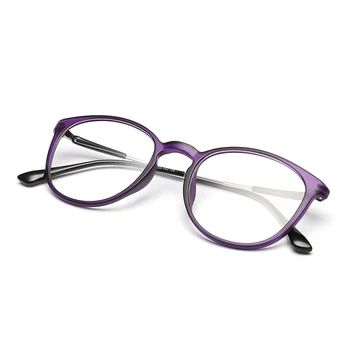 2018 Ženy TR90 rám okuliarov kolo krátkozrakosť, transparentné, jasné, módne optické dizajnér retro okuliare, rám #2-YX0259