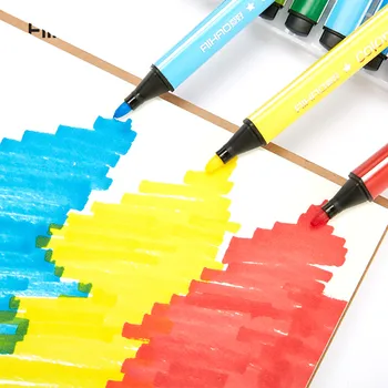 2019 Farba Známky Pero Umenie Značku Kreslenie Nastaviť Farby Deti Akvarel Pero Bezpečné, netoxické Vody na Umývanie Graffiti Zdravie