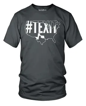 2019 Letnej Pohode Muži Tričko #Texit Lone Star Štáte Texas Secesnom Pohyb T-Shirt Funny T-shirt