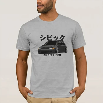 2019 Najnovšie Módne NOVÉ T-SHIRT Japonské Auto OBČIANSKE EG4 USDM O-Krku Lumbálna Tričká Oblečenie Populárne T-Shirt Crewneck