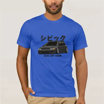 2019 Najnovšie Módne NOVÉ T-SHIRT Japonské Auto OBČIANSKE EG4 USDM O-Krku Lumbálna Tričká Oblečenie Populárne T-Shirt Crewneck