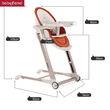 2019 Nové foofoo detské jedálenské stoličky multi-function skladacia prenosné bionic zvyšovať jedálenské stoličky