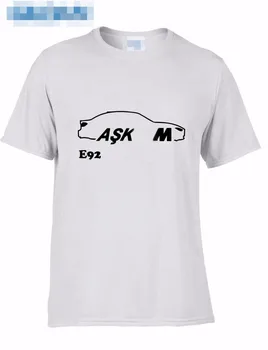 2019 Nové Módne Značky Oblečenie Letné T-Shirt Super Auto Askim Moc E36 E30 E39 E46 E92 M3 M4 M6 Motorových Fanúšikov V Pohode Tee Tričko