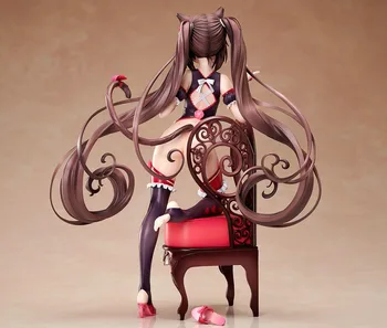 2019 Nové Rodák Nekopara Chocola & Vanilka 1/7 Rozsahu PVC Akcie Obrázok Anime Sexy Dievča Údaje Anime Obrázok Model Hračky