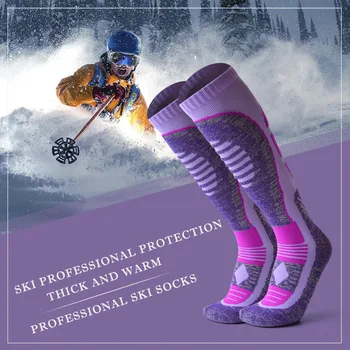 2019 Nové Vonkajšie Horolezectvo Lyžiarske Nylon Turistika Ponožky pre Mužov a Ženy, Hrubé Teplé a Športové Ponožky Zahusťovanie a predĺženie