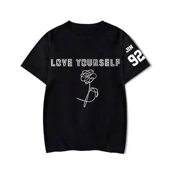 2019 Rap Monster JIN SUGA J-DÚFAM, že JIMIN V JUNG KOOK t-shirt MILOVAŤ SAMI seba Roztrhať na Výšku komické graffiti t-shirt kpop harajuku shi