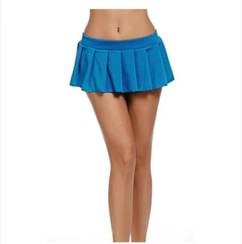 2019 Sexy Krátke Mini Sukne Ženy Micro Mini Sukne Tanec Clubwear Kovové Skladaná Sukňa 5 Farieb Dropshipping