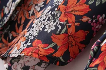 2019 Vintage kvet tričko ženy, blúzky, Košele modis vadiming sheining zaraing-štýl za ženy, blúzky, kimono