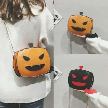 2019 Ženy, Halloween Tekvica Tvarované Demon Kožené Kabelky Ramenný Tote Messenger Tašky Kabelky Módnych