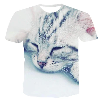 2020 3D Mužov Nové Letné Osobné T - Shirt Tlačiť T - Shirt 's Men 's T - Shirt Novinkou Zvierat Topy T-Shirt Mužov