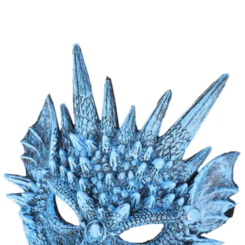2020 4D Blue Dragon Maska Polovicu Tváre Masku Halloween Kostým Party Dekorácie Mäkké Cosplay Strach Halloween Masky Pre Deti, Mládež!