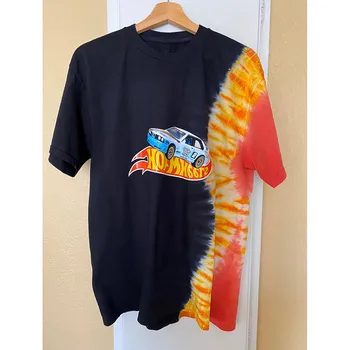 2020 Astroworld Scott Travis Jack Chlapci Hotwheels Racing tie Dye tričko,Muži, Ženy, SCOTT TRAVIS Hip-hop t-shirt