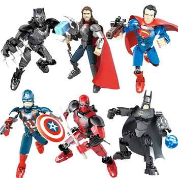 2020 Avengers Super Hrdina Zhromaždenia Akcie Obrázok Deadpool Marvel Stavebné Bloky pre Bábiky Hračky pre Deti