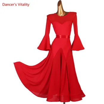2020 ballroom dance súťaže šaty žien štandardné tanečné šaty Spandex ballroom dance šaty štandardné latinskej šaty