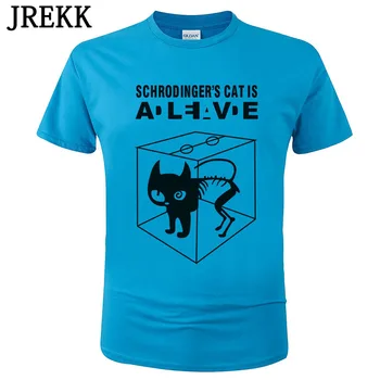 2020 Big Bang Theory T-shirt Sheldon Cooper Schrodinger 's Cat T shirt Mužov Komiksu, Anime Vytlačené Mužské Košele Tričká Topy C103
