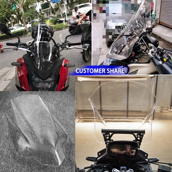 2020 CB500X Motocykel Čelné sklo čelné Sklo Pre Honda 2016 2017 2018 2019 2020 Vietor Obrazovke Flyscreen Deflektor Clonu Protector