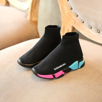 2020 Chlapci Dievčatá Módne Ponožky, Tenisky Deti Pletené Slip-On Školiteľov Dieťa/Batoľa/Malé/Veľké Dieťa Dizajnér Značky Topánky