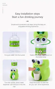 2020 detí simulácia zábava zásobník vody mini žaba hrať dome je voda kuchyňa hračka žaba zásobník vody vianočné darčeky