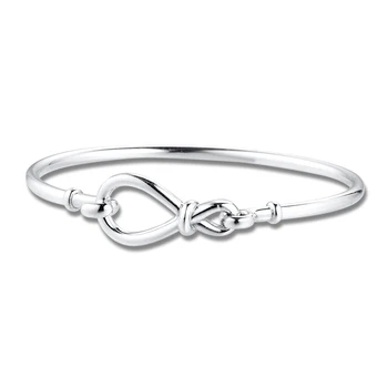 2020 Deň matiek Infinity Uzol Náramok 925 Sterling Silver Šperky pre Ženy, Svadobné Šperky, Náramky Pre Výrobu