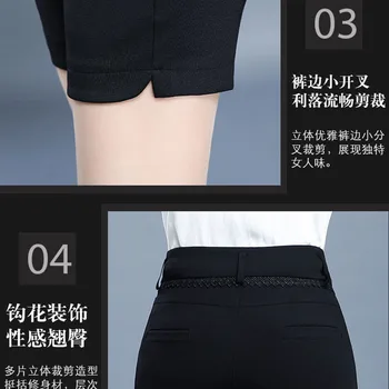 2020 Horúcich Peňazí Pružné Tenké dámske džínsové Šortky Rovno Bežné Nosenie Obleku Čierne Šortky Pre Ženy krátke Horúce V Lete