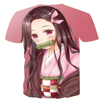 2020 Hot Predávať 3D chlapec T Shirt dievča Démon Vrah vtipné tričko Anime Harajuku Ghost Čepeľ chlapci oblečenie Darček pre dieťa Streetwear