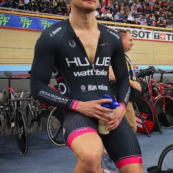 2020 HUUB tím jumpsuit mens dlho rukáv triatlon vyhovovali mtb cyklistické oblečenie auta ciclismo pančuchové nohavice telo bicykli, vonkajší racing suit