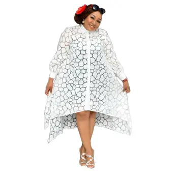2020 Jeseň Zima Afrike batwing dlhý rukáv Lady Mini Šaty Dashiki Afriky emboidery svadobné party Africkej ženy šaty