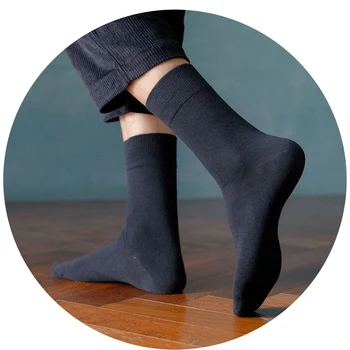 2020 Jeseň Zima Farebné Módne Nové pánske Bavlnené Ponožky Dlhú Obchodné Šťastný Muž Ponožky Meias Harajuku Zahustiť Teplé Sokken Hot