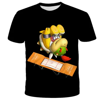 2020 Klasické Kreslených Mario 3D T-shirt Nové Harajuku štýl Klasické Hry Mario Bros deti oblečenie Mario Chlapci Oblečenie Ulice T-shirt