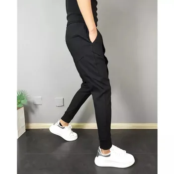 2020 lete nové hip-hop čierne pánske nohavice, tepláky streetwear ležérne pánske nohavice