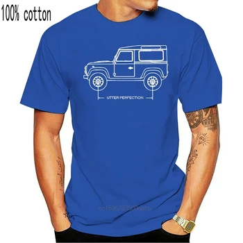 2020 Letné Štýl bavlna Pozemku, Auta, Rover 90 Úplnej Dokonalosti Auto Plán T-Shirt Darček Tričko Tee tričko