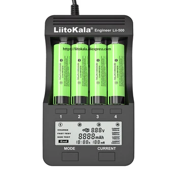 2020 liitokala Lii-500 Nabíjateľnú Batériu, nabíjačku Lii-PD4 Lii-S1 lii-S2 lii-S4 18650 Na 3,7 V 21700 26650 20650 AA AAA