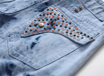 2020 medzinárodnej veľké značky hot pearl jeans pánske Európskej Americkej módy mladých mužov džínsy trendy rovno nosenie, pánske nohavice