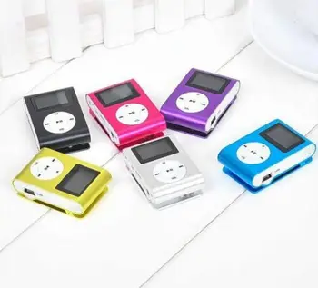2020 MP3 Prehrávač Mini Hudby Multimediálny Klip Prehrávač Prenosný LCD Displej Podpora USB Micro SD TF Karty Walkman Čitateľa