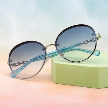 2020 Módne slnečné Okuliare Ženy S Diamond Kolo Rám Vintage Luxusný Dizajn Značky Jazdy slnečné Okuliare lunette de soleil femme