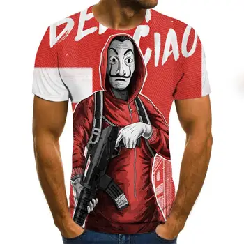 2020 Najnovšie úlohu hrať 3D Tlače v Pohode Funny T-Shirt Mužov s Krátkym Rukávom Letné Topy 3d Tričko Muž Fashion T-shirt