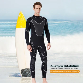 2020 Neoprénové Oblek 3 mm Mužov Potápanie Tepelnej Zime Teplé Wetsuits Celý Oblek Plávanie, Surfovanie, jazda na Kajaku Zariadenia Black