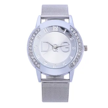 2020 novej Európskej módne hodinky štýl žena luxusné hodinky značky quartz hodinky Reloj Mujer bežné nehrdzavejúcej ocele dámske hodinky