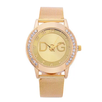 2020 novej Európskej módne hodinky štýl žena luxusné hodinky značky quartz hodinky Reloj Mujer bežné nehrdzavejúcej ocele dámske hodinky