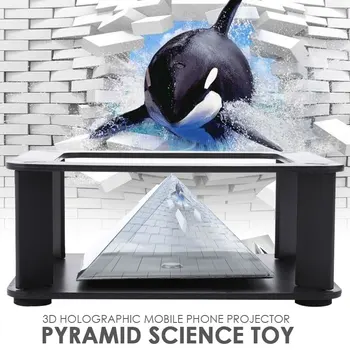 2020 Novej Zábavnej 3D Hologram Komora Projekcii Vzdelávania 3D Pyramídy na Magické Hračky Drop Shipping hot predaj