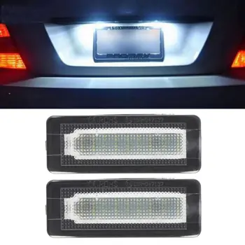 2020 Nové 2x 18 SMD LED evidenčné Číslo Svetlo Lampy bez Chýb Pre Benz, Smart Fortwo Coupé Kabriolet 450 451 W450 W453