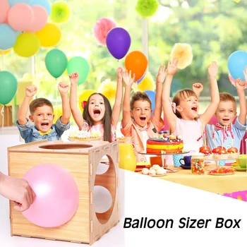 2020 Nové 9 Jamiek Balón Sizer Box Balón Oblúky, Stĺpy, Aby Balón Veľkosť Meranie Nástroj Na Narodeninovej Párty Dekorácie