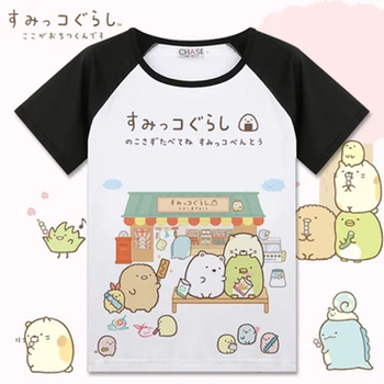 2020 Nové Anime Sumikko Gurashi Bavlnené Tričko Ženy Študent Cartoon O Krk Raglan Krátky Rukáv T-shirts Letné Oblečenie Top Tees