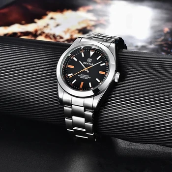 2020 Nové BENYAR Módne Hodinky mužov Top Značky Luxusné Automatické Mechanické Hodinky pánske Vodotesné 50M Bežné Obchodné Náramkové hodinky