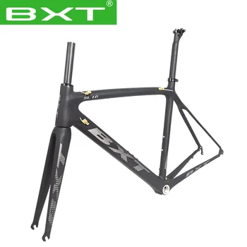 2020 nové BXT T800 carbon road bike frameHead Veľkosť 1-1/8to 1/1/2 BSA Zadné Rozstup 130*9mm carbon road rám