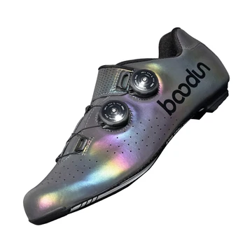 2020 Nové Cestné Cyklistické Topánky Photochromism Vamp Uhlíkových Vlákien Ultralight Self-Locking Topánky profesionálne Cestné Cyklistické Preteky Topánky